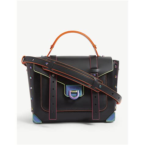 michael kors iridescent bag|Michael Kors manhattan satchel.